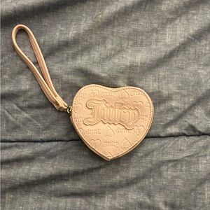 Juicy Couture Pink Heart Wristlet